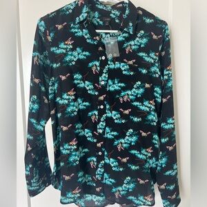 J. Crew Silk Blouse Size 2